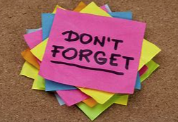 Don't Forget