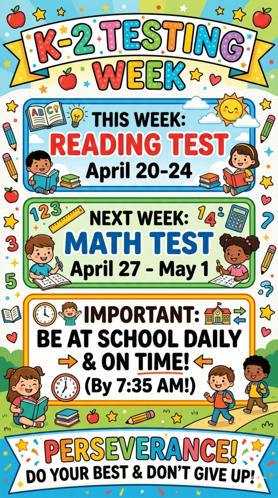 K-2 Testing week