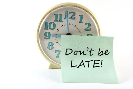 Don't Be Late