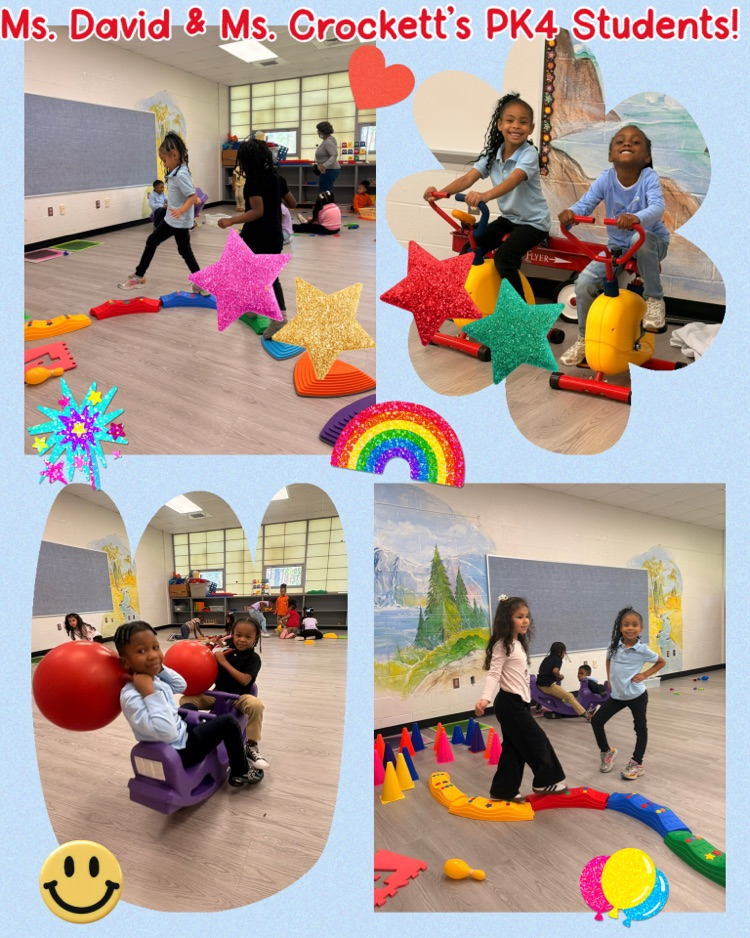 Ms. David & Ms. Crockett’s PK4 students are having a great time!