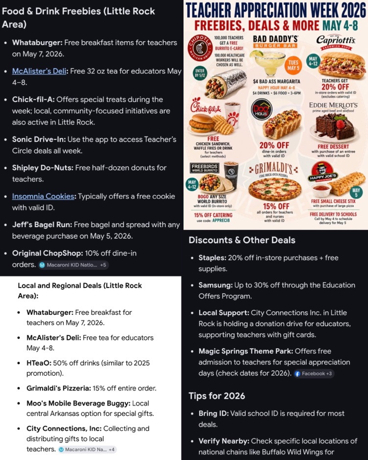 Teacher Appreciation Week Discounts!