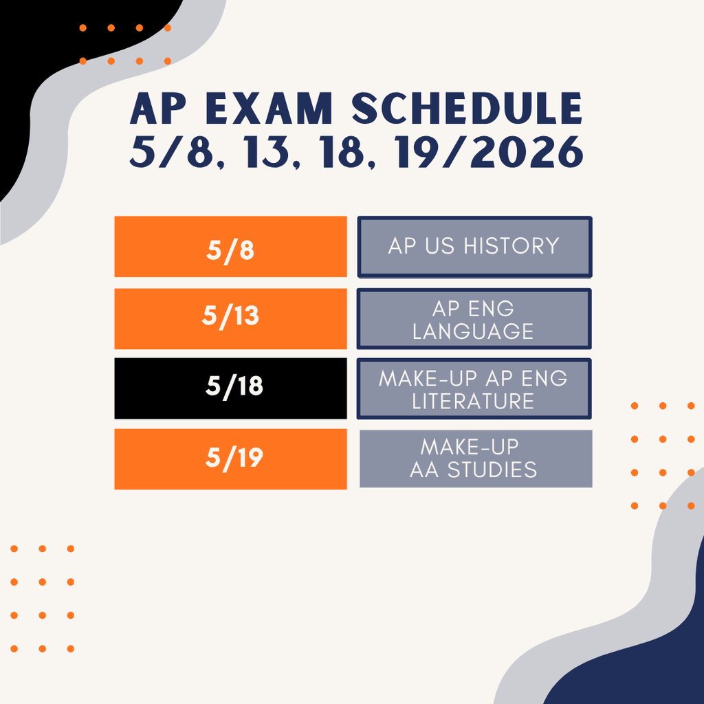 AP Exam Schedule