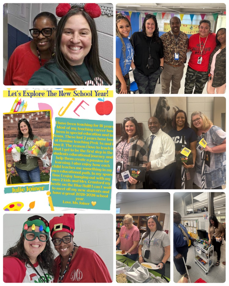 Romine ECC’s Teacher of the year support crew for Ms. Julie Joiner