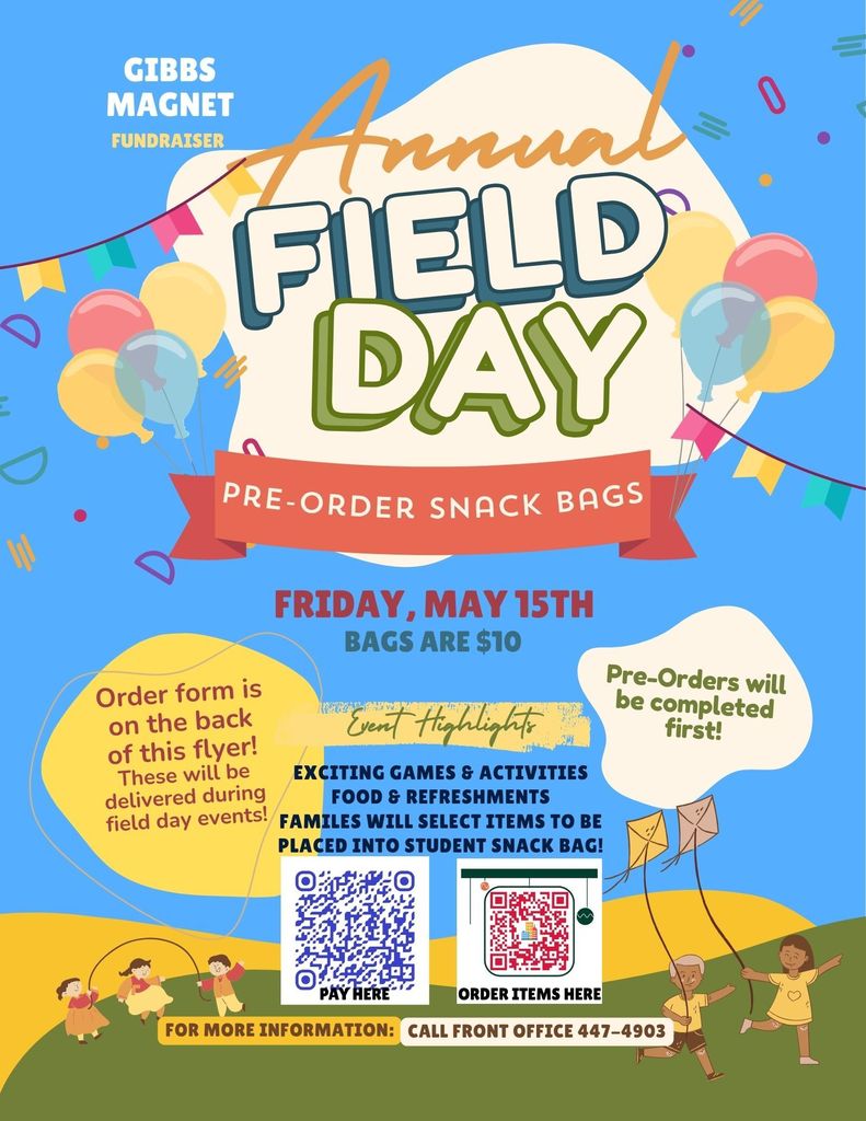 Gibbs Field Day Snack Bags