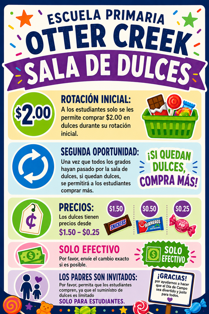 Candy Room Flyer Spanish
