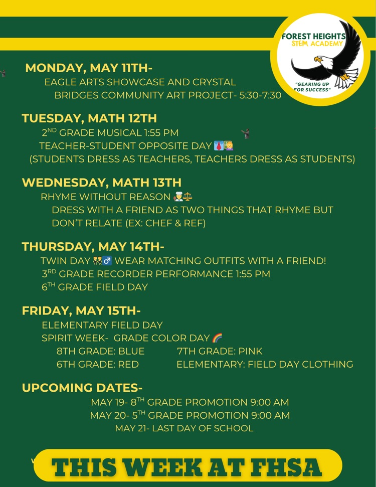 this week at FHSA