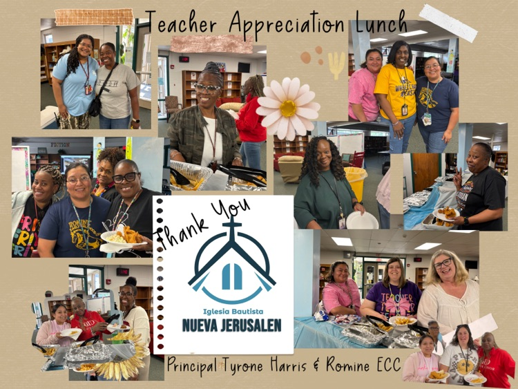 Teacher Appreciation Lunch! 