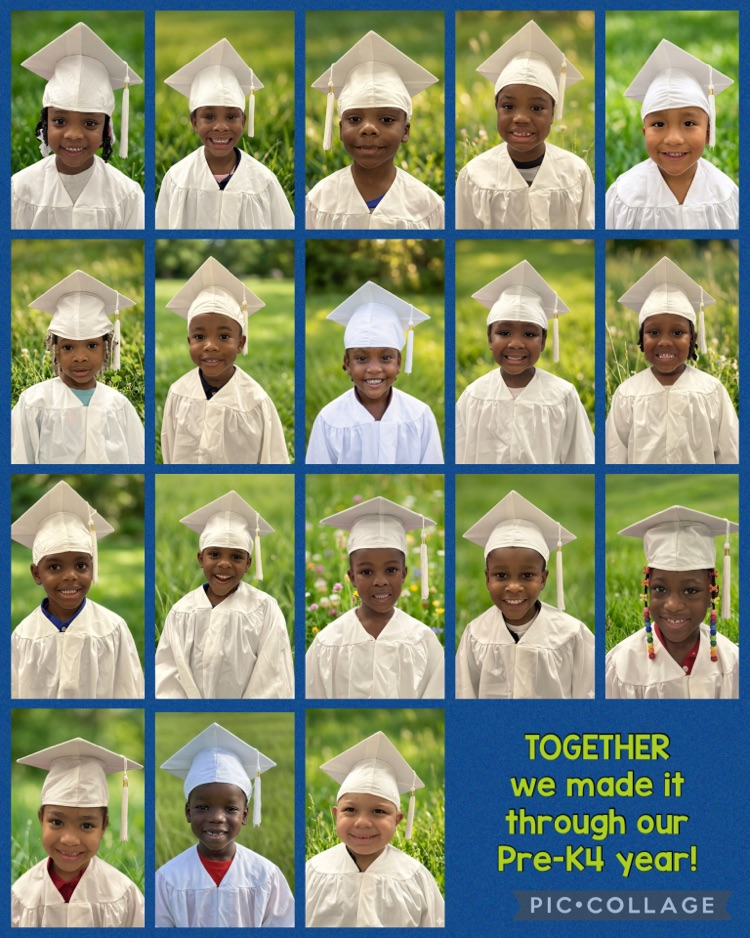 Ms. Bennett & Ms. Ward’s preK4 promoting to Kindergarten class photos!