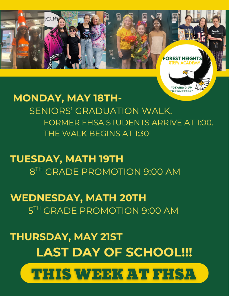 This week at FHSA...