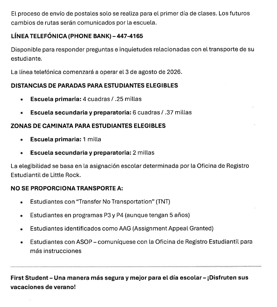 Bus Letter Spanish (page 2)