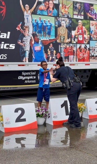 Jerrick getting gold!