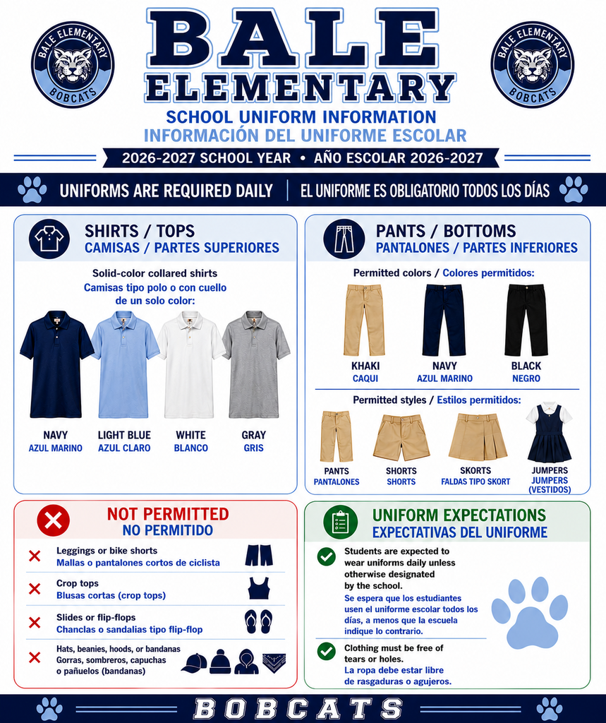 Uniform Graphic (English & Spanish)
