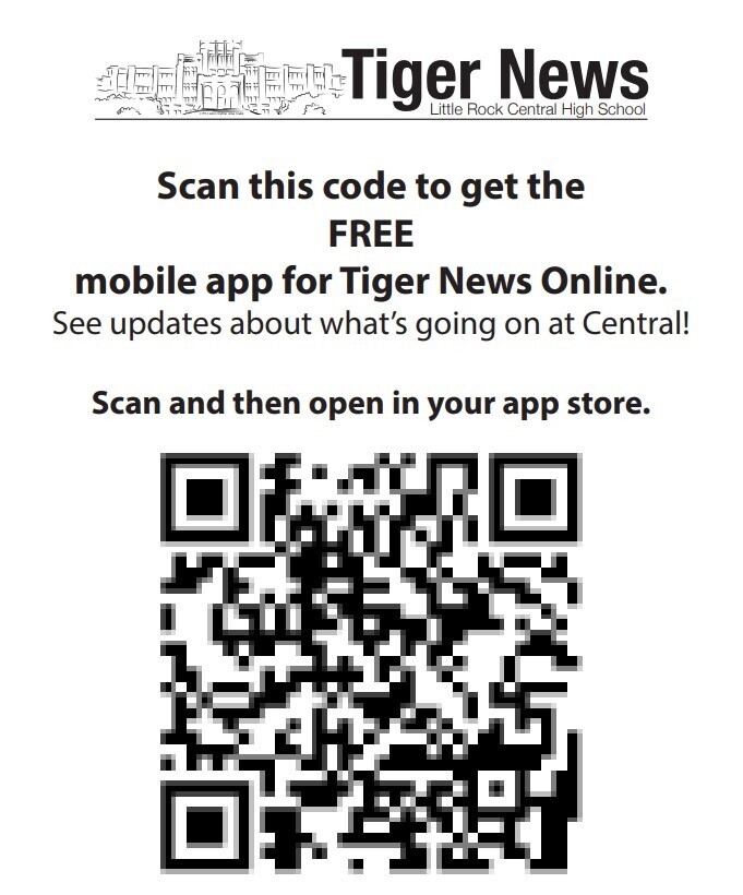 QR Code to sign-up to receive the Tiger News