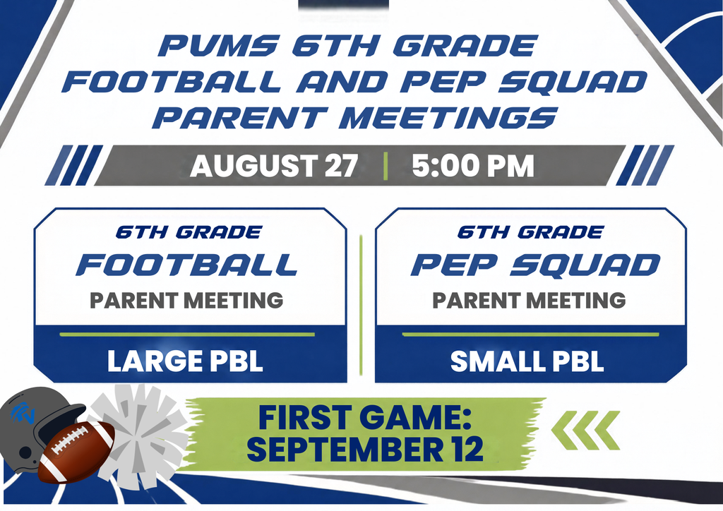 pep and football parent meeting
