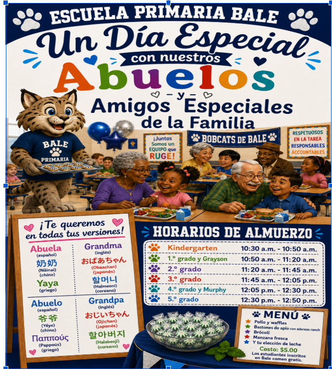 Grandparent's Day Luncheon Flyer (Spanish)