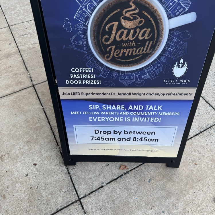 setting up posters that say Java with Jermall