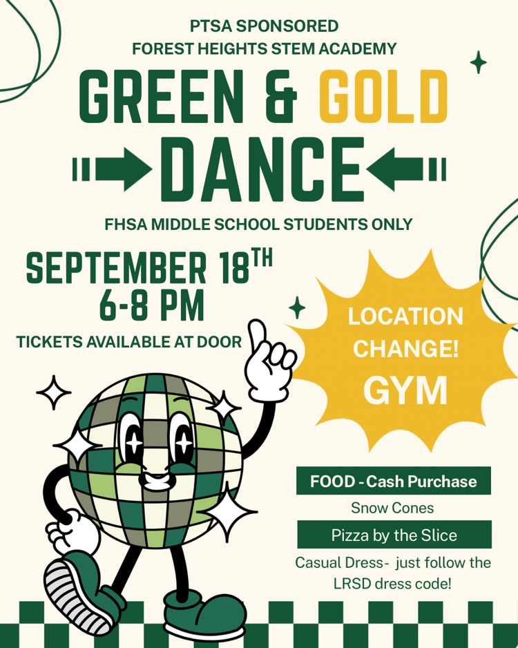 green and gold dance update