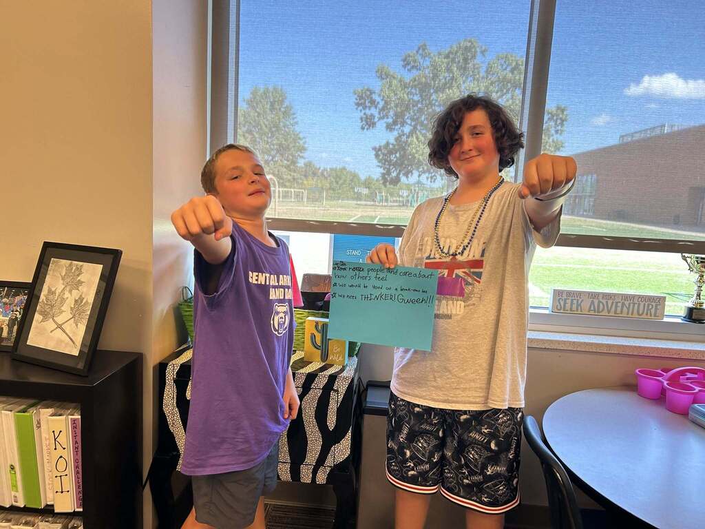 Gifted & Talented 5th Grade Students get to know each other and play the Stock Market Game