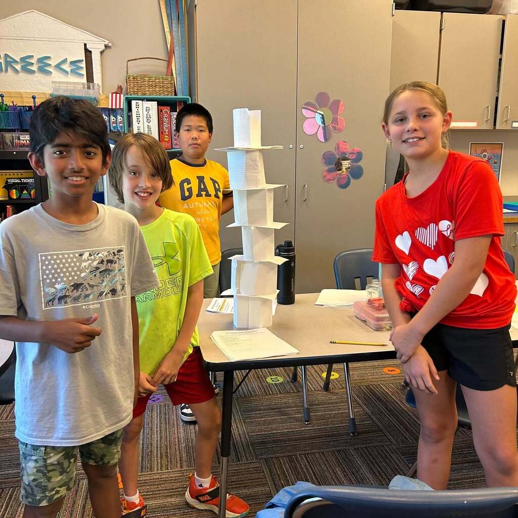 Gifted & Talented 5th Grade Students get to know each other and play the Stock Market Game