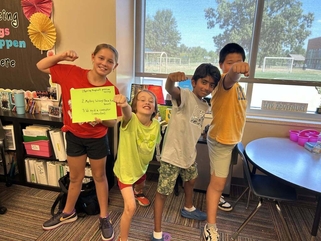 Gifted & Talented 5th Grade Students get to know each other and play the Stock Market Game