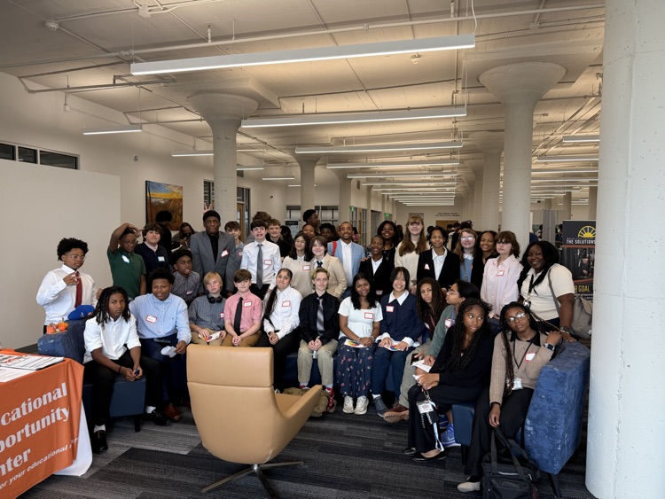 🚀✨ 8th Grade Business Class: Powered Up & Looking Sharp! ✨🚀 Today our crew rocked the Empower Expo & Convention 