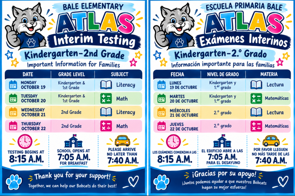 K-2 ATLAS Interim Test Flyer 