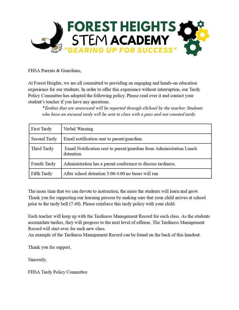 Tardy Policy