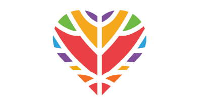 colorful heart shape