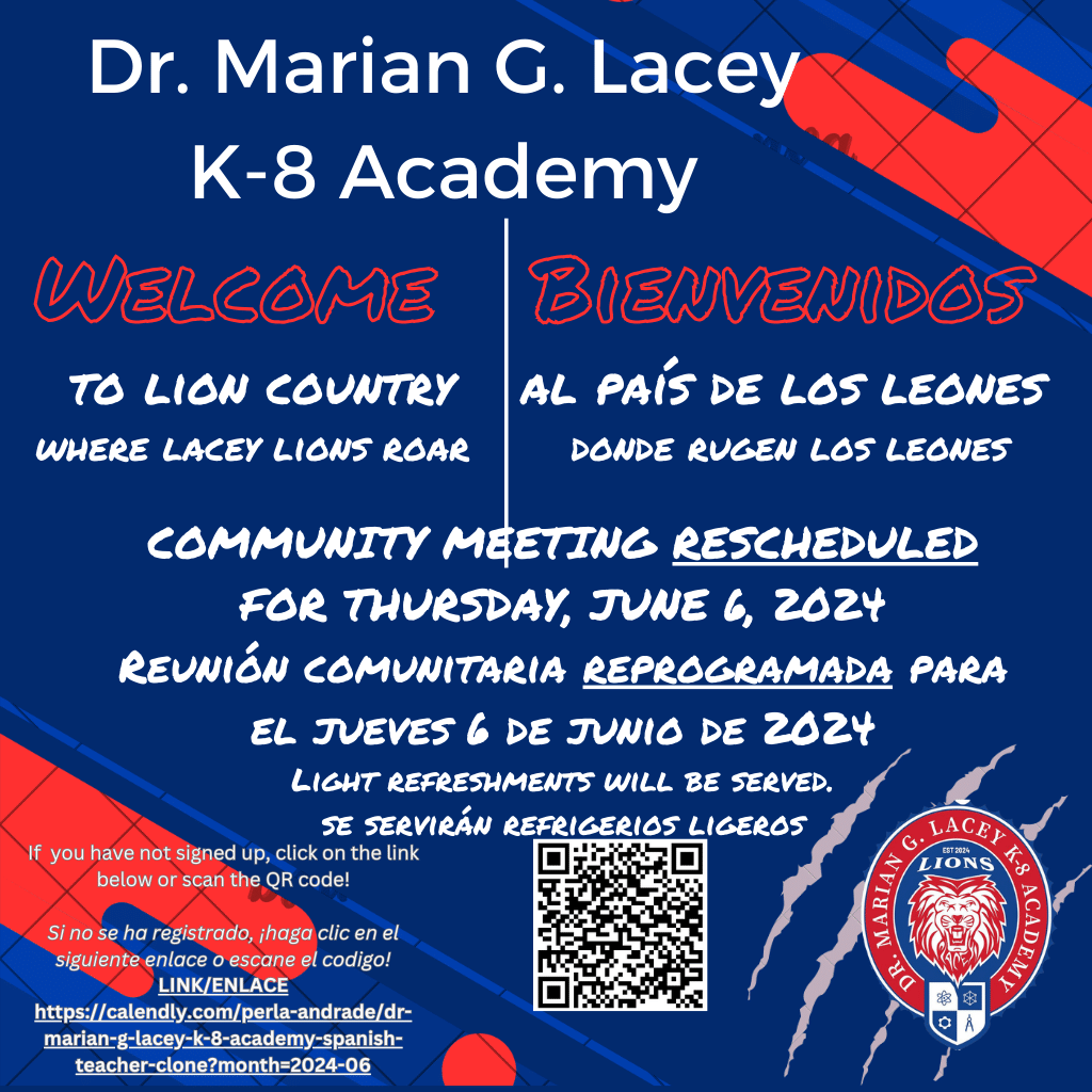 Lacey Welcome flyer