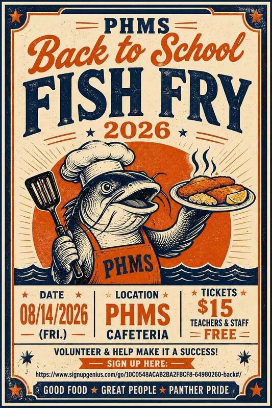 phms back-to-school fish fry 08.14.26 530-700pm $15