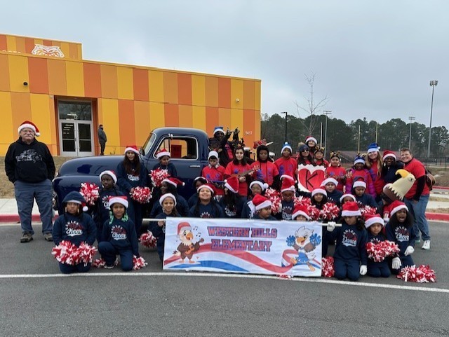 WHE students marching in parade!