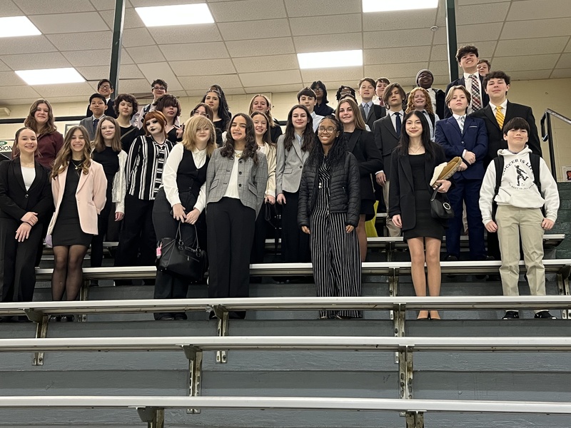 PHMS FBLA students before  spring conference