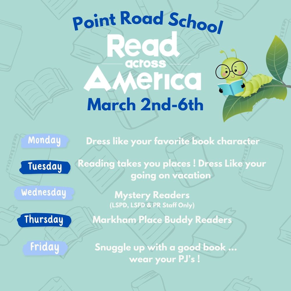 New Schedule: Read Across America 2026
