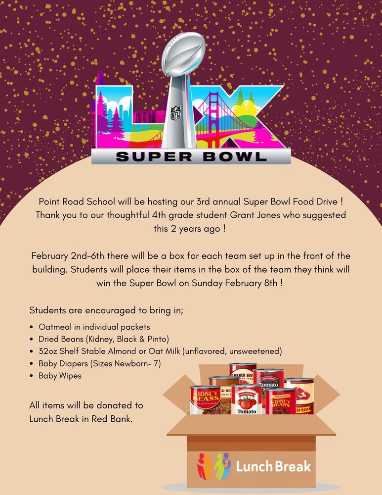 Super Bowl Food Drive 2026