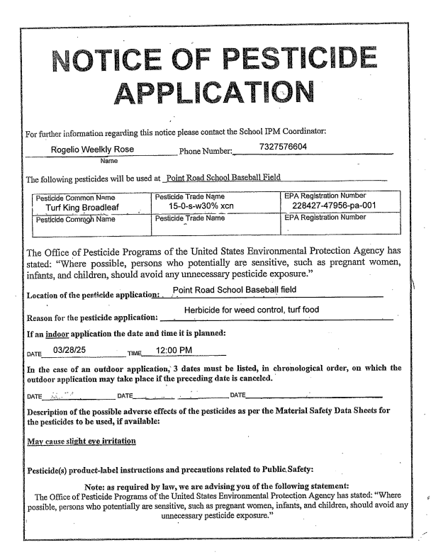 Pesticide Spraying 24-25