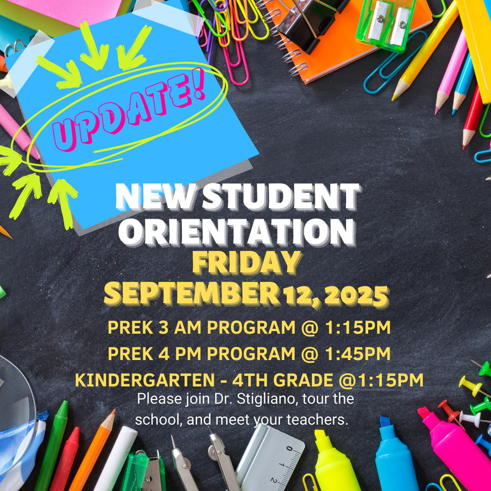 New Student Orientation Update