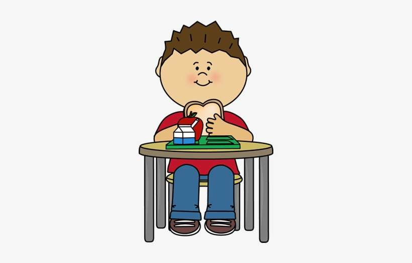 Child eating lunch