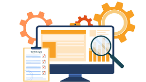 Image of computer monitor with testing checklist