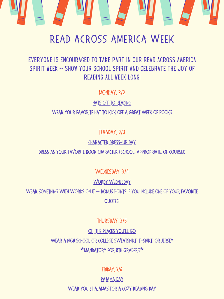 Read Across America Spirit Week