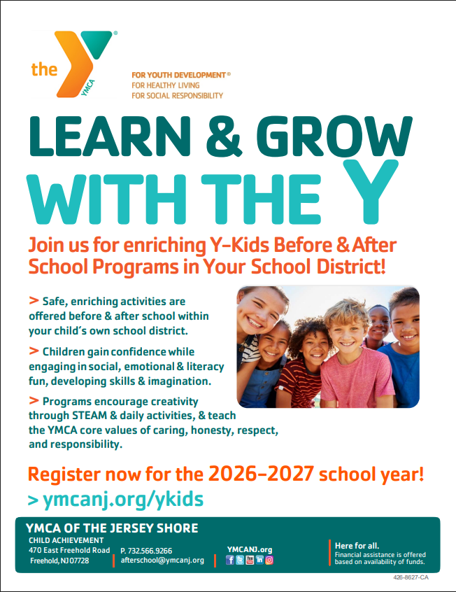 YMCA Aftercare registration