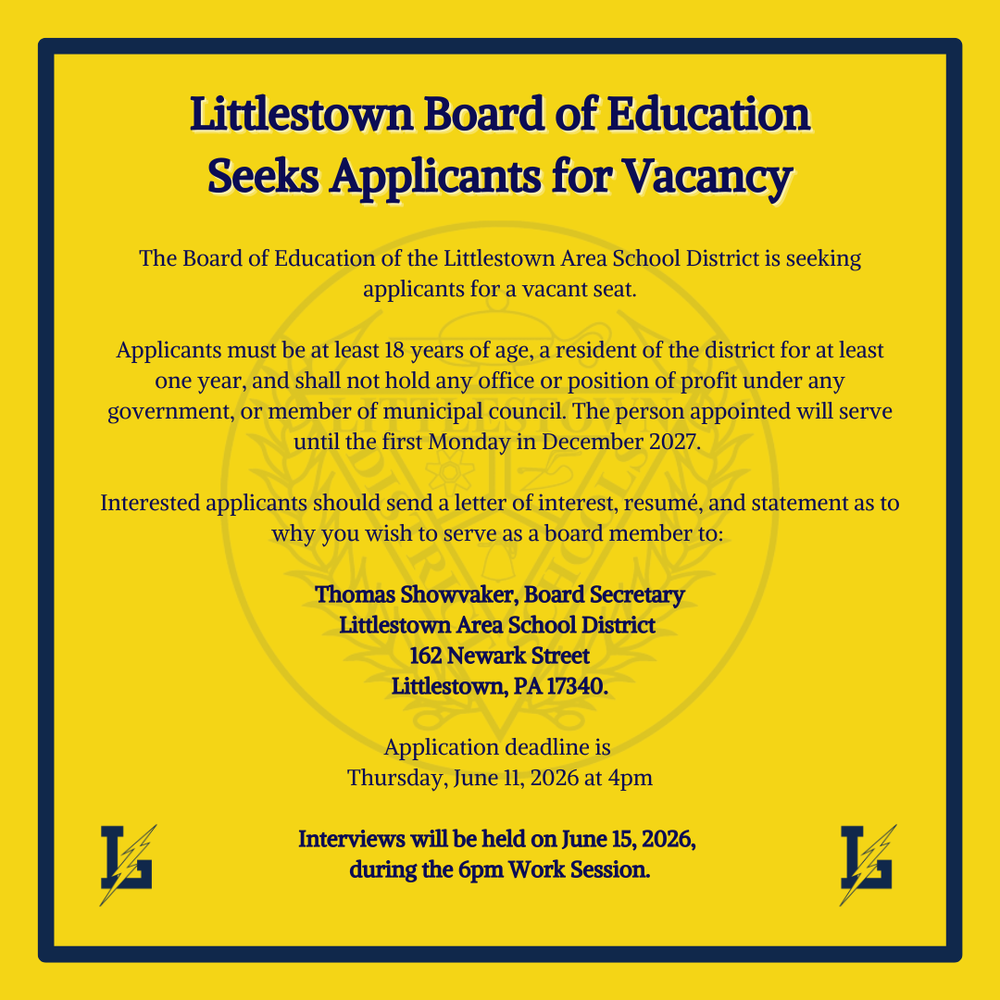 School Board Vacancy - Application Details