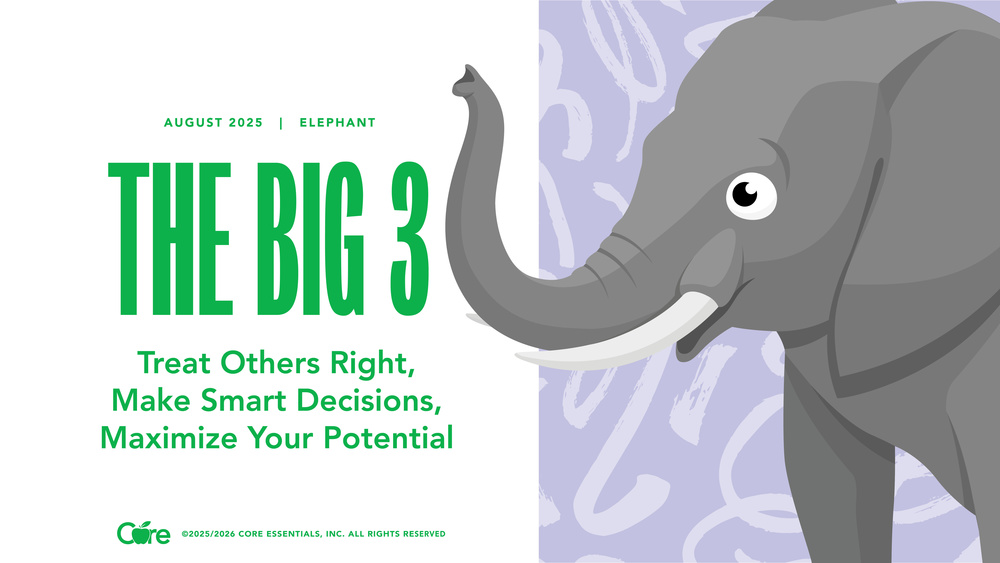 AUGUST 2025 • THE BIG 3 •