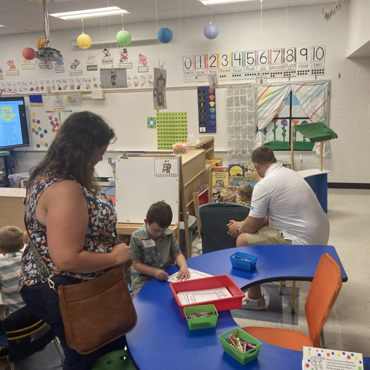 2025 Kindergarten Night - it was an exciting time seeing our Little Bolts and their families engage with our staff!
