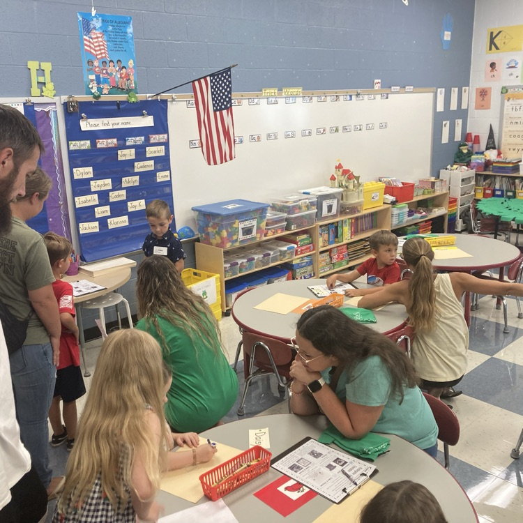 2025 Kindergarten Night - it was an exciting time seeing our Little Bolts and their families engage with our staff!