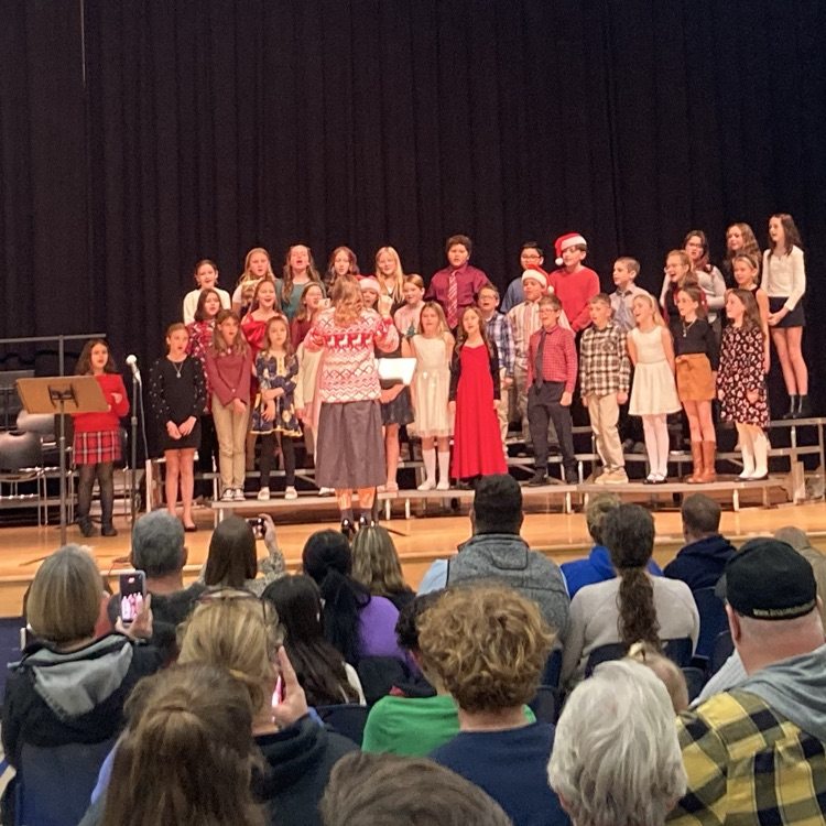 Celebrating the musical talent of ACES chorus and band students. The winter concert was a tremendous success!