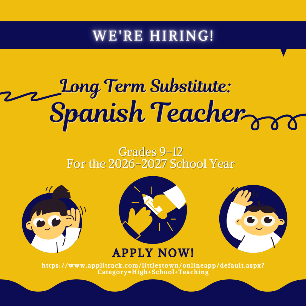 Now Hiring Long Term Sub for Spanish