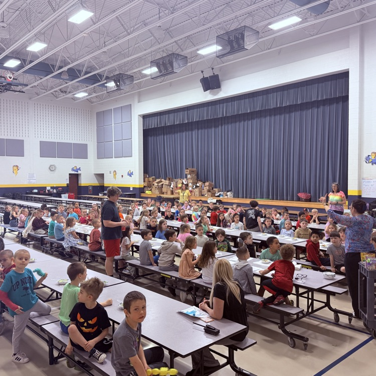 Great day for kindergartners to enjoy some home grown lettuce from Mr. Laughlin and his STEM students!