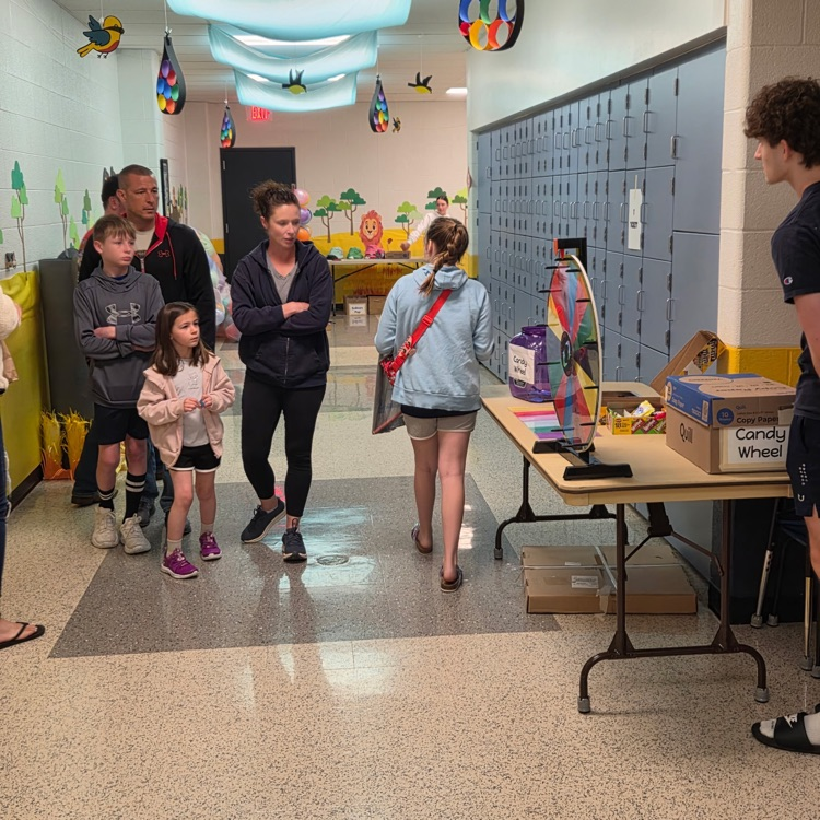 The chicken is cooking, the games and book fair are in full swing! Come get lunch and have some fun. Now until 2pm! 