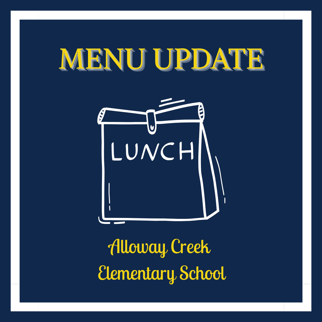 Menu Update: Alloway Creek Elementary School