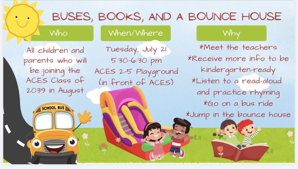 Buses, Books, & A Bounce House